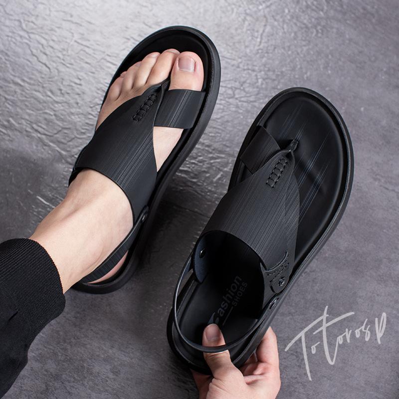 品質検査済 サンダル サンダル 夏 カジュアル サンダル メンズ レザー 本革 サンダル 大きい 夏 靴 大人 紳士靴 スポーツ 新作 ファッション ゆったり 着心地良い カジュアル Ism Com Ge