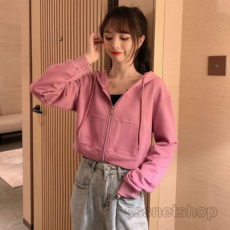 爆売り ジップアップ パーカー レディース Sssnetshop カジュアル フェミニン ファッション お出かけ 長袖 インスター風 ショット丈 運動風 ゆったり フード付き ワンピース サイズ Xl Www Sustentec Com Br