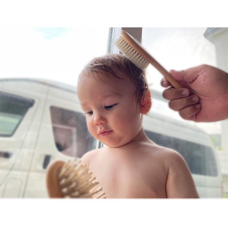 ベビーヘアブラシ 髪の毛 赤ちゃん こども キッズ くし コーム 木製 動物毛 Tots Togs Tots And Togs トッツアンドト 254bhcs Tots Togs 通販 Yahoo ショッピング
