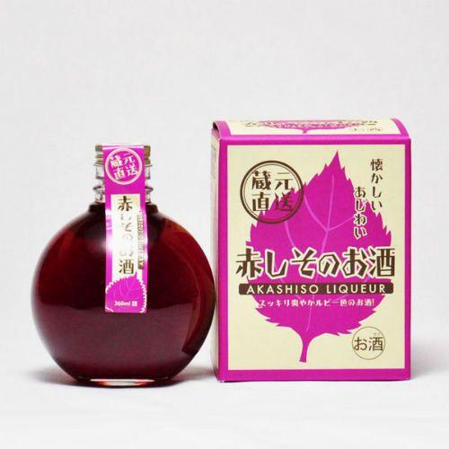 ギフト 赤しそのお酒 360ml 稲田本店 （鳥取県のリキュール） | 