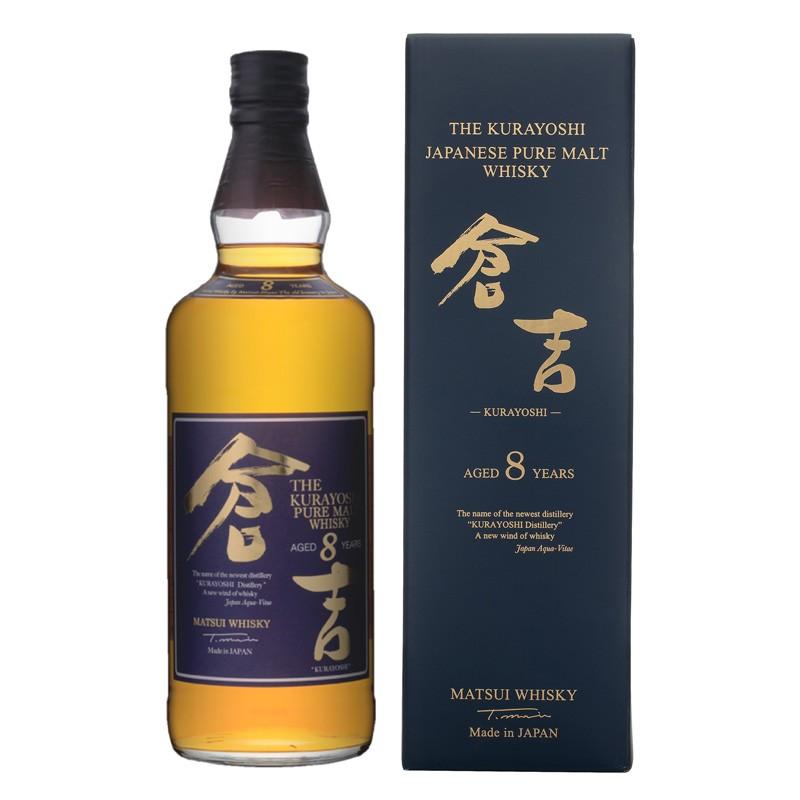 ギフト 「正規販売店」 国産ウイスキー マツイ ピュアモルト ウイスキー 倉吉 8年 43度 700ml 松井酒造 箱付 鳥取 地酒 |  | 03