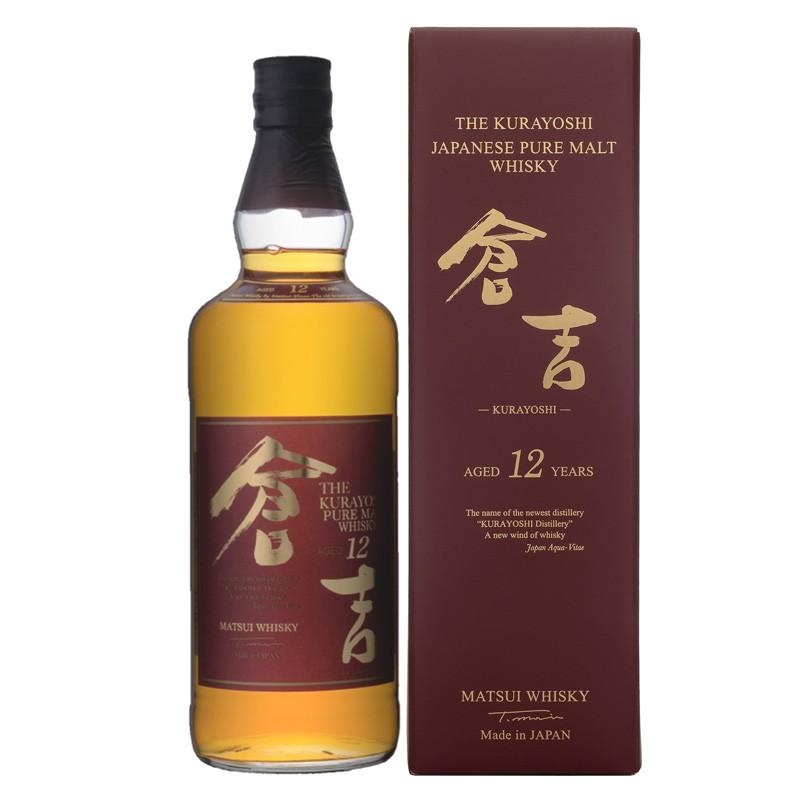 ギフト「正規販売店」国産ウイスキー マツイ ピュアモルト ウイスキー 倉吉 12年 43度 700ml 松井酒造 箱付 鳥取 地酒 | 