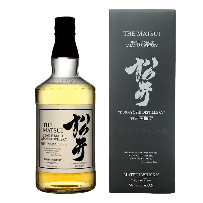 ギフト 「正規販売店」国産ウイスキー シングルモルト ウイスキー 松井 ミズナラカスク 43度 700ml 瓶 鳥取 地酒 マツイ | 