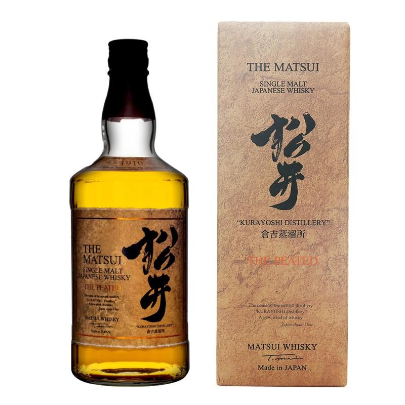 ギフト 「正規販売店」国産ウイスキー シングルモルト ウイスキー 松井 ピーテッド 43度 700ml 瓶 鳥取 地酒 マツイ | 