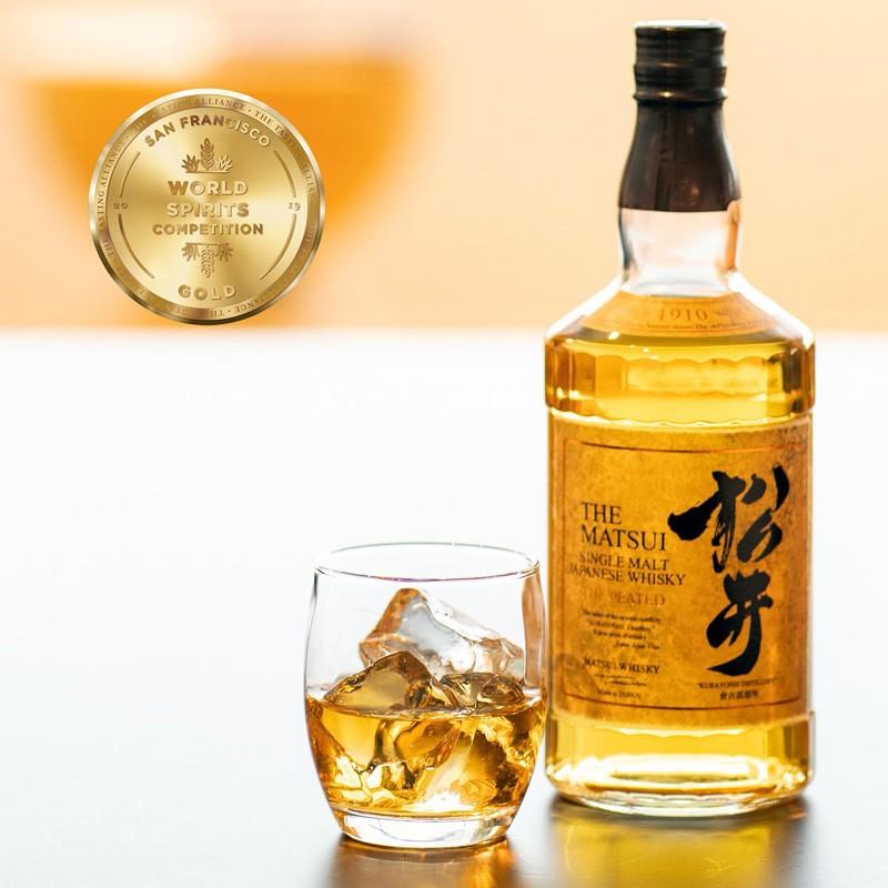 ギフト 「正規販売店」国産ウイスキー シングルモルト ウイスキー 松井 ピーテッド 43度 700ml 瓶 鳥取 地酒 マツイ |  | 03