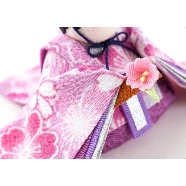 送料無料　ちりめん　雛人形　ぷりてぃ舞桜花舞台　お雛様　ひな祭り　龍虎堂　リュウコドウ　日本製_8