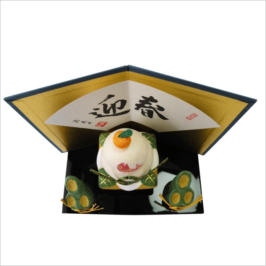 かがみもち正月飾りセット ちぎり和紙 ちりめん細工 正月飾り ちぎり和紙（小）鏡餅門松セット 龍虎堂 リュウコドウ 和紙