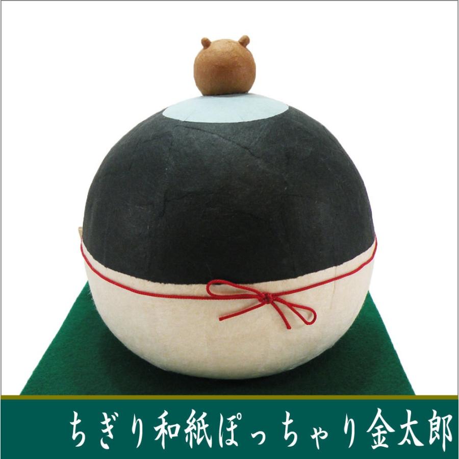 ちぎり和紙 ぽっちゃりダルマ金太郎 龍虎堂 端午の節句 日本製 : 和
