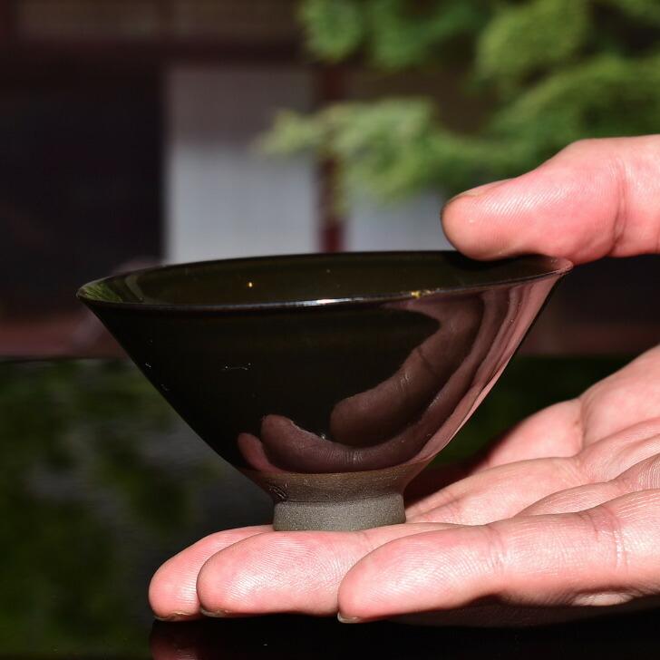 京焼 清水焼 陶あん 一点物 木の葉天目 盃 : 陶あんYahoo!店 - 通販