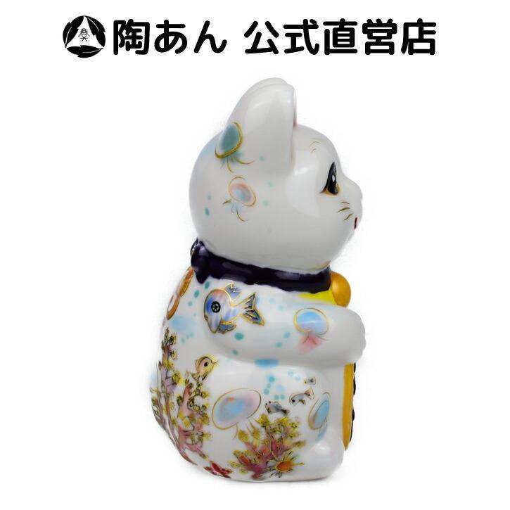京焼 清水焼 陶あん 一点物 色絵付け 招き猫（海の仲間たち） 商品情報