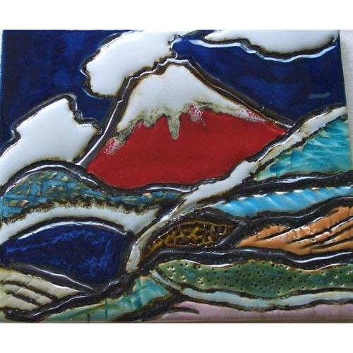 おめでたい赤富士陶板　 オリジナル美術陶板 赤富士シリーズ・雲海 |  | 01