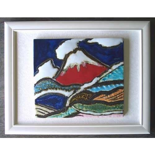 おめでたい赤富士陶板　 オリジナル美術陶板 赤富士シリーズ・雲海 |  | 02