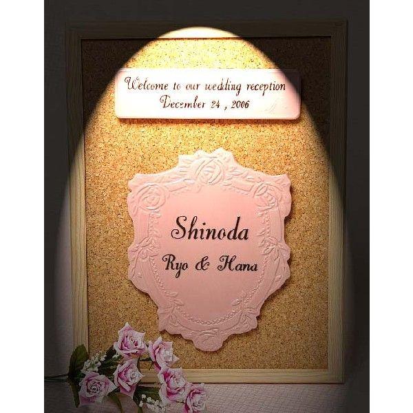 結婚ウェルカムボード ローズWB-3縦・サイズ：40cm×30cm |  | 01