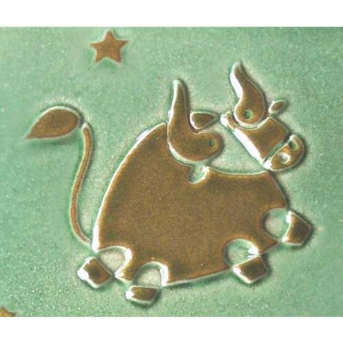 （吉岡保夫）星空の牛・織部釉 |  | 02