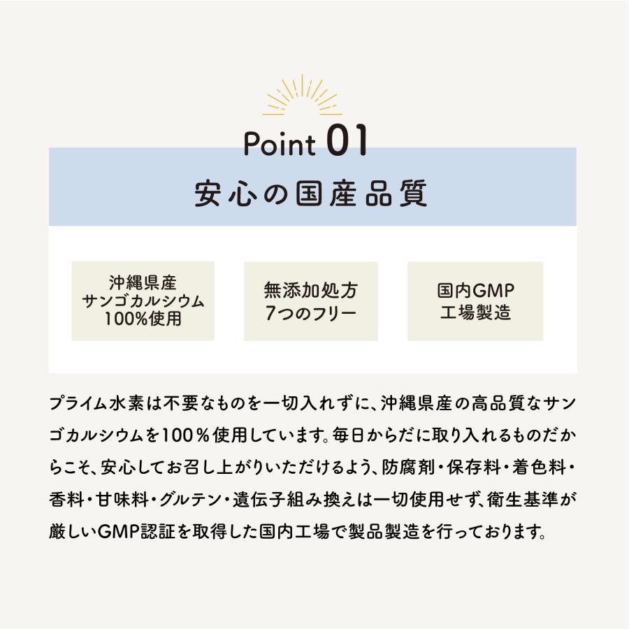 国産 高濃度水素 プライム水素サプリメント 60カプセル入り WELL8 ウェルエイト Prime水素 長時間 持続型 沖縄県産 水素サプリ 高配合 健康 無添加 GMP認定 | WELL8 | 04