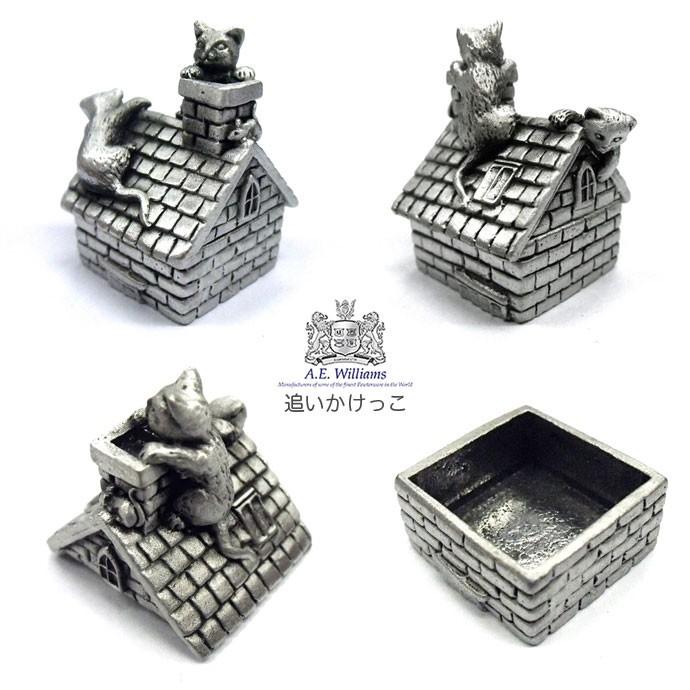 乳歯入れ ケース 猫 トゥースボックス ピューター製 Wee Box