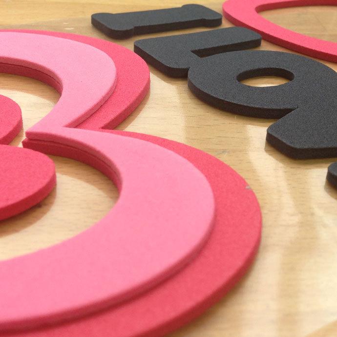 立体 3D ウォールステッカー ハート I Love You おしゃれ 高級感