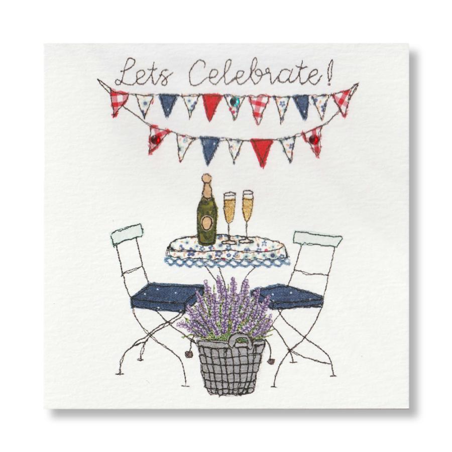 英国製 グリーティングカード ガーデンパーティー 刺繍柄 ラインストーン付き ハンドメイド メール便ok Jbh Gc26 英国雑貨トゥーシェ 通販 Yahoo ショッピング