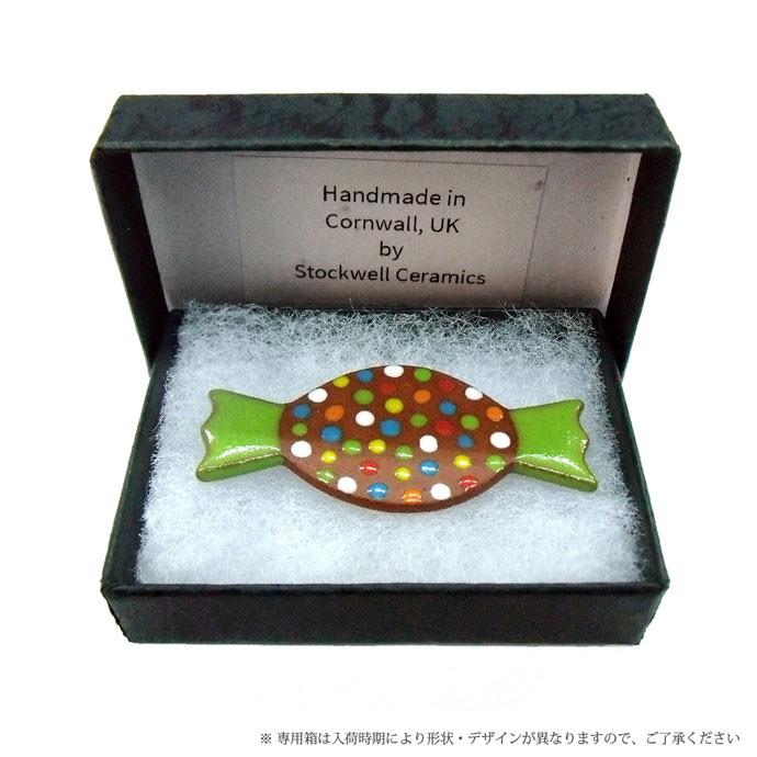 英国製 陶器 ブローチ ウィリアムモリス キャンディ Stockwell Ceramics 在庫限り |  | 02
