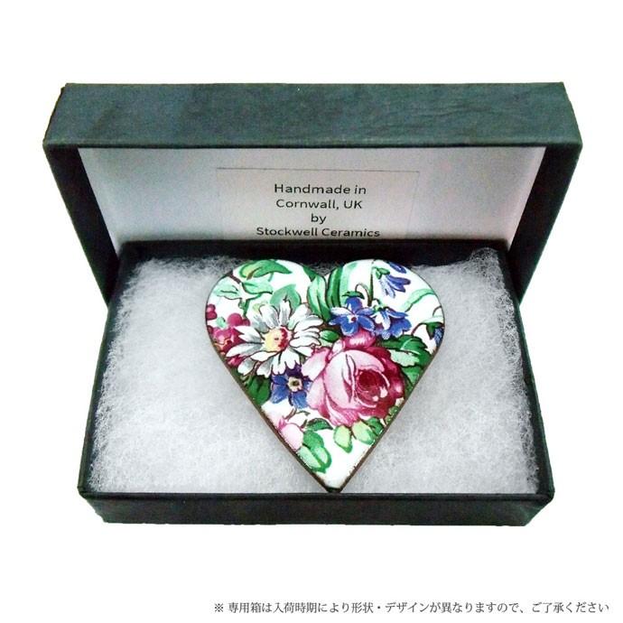 英国製 陶器 ブローチ 花柄 Stockwell Ceramics |  | 02