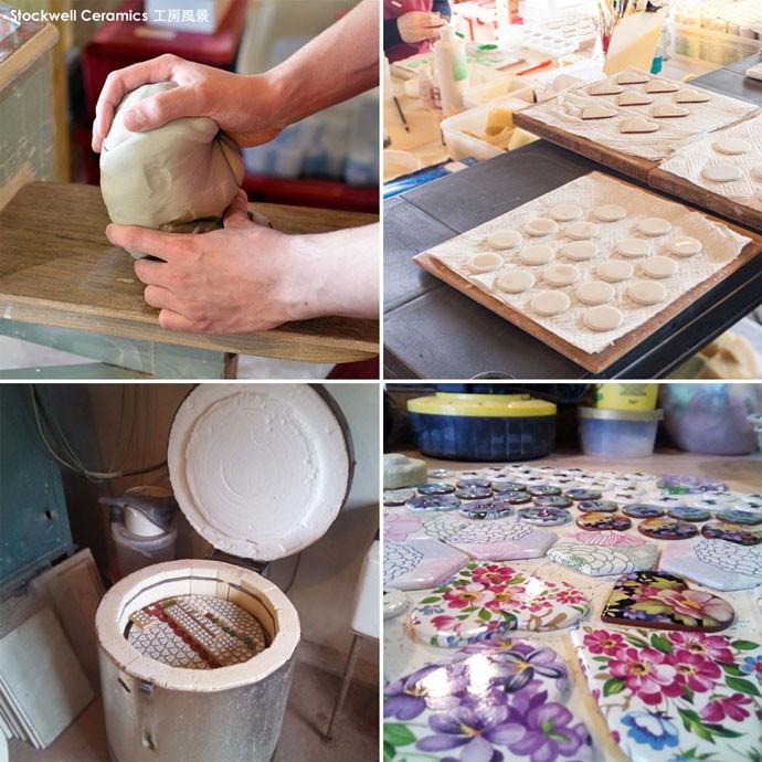 英国製 陶器 ブローチ ウィリアムモリス ヘッジホッグ Stockwell Ceramics |  | 06