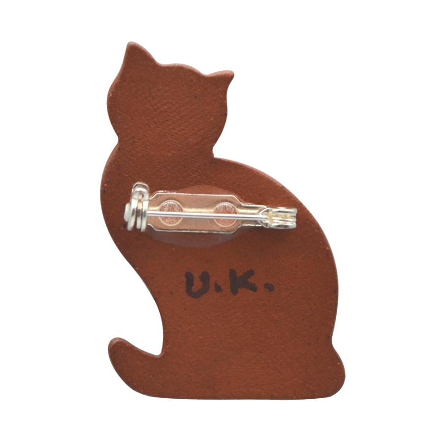 英国製 陶器 ブローチ ウィリアムモリス 猫 RA717 Stockwell Ceramics |  | 01