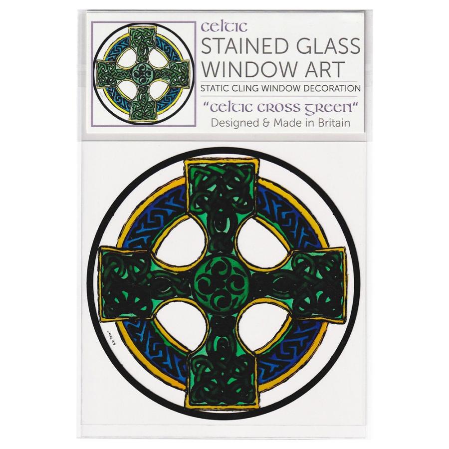 ステンドグラス シール ケルトクロス 十字架 英国製 |  | 02