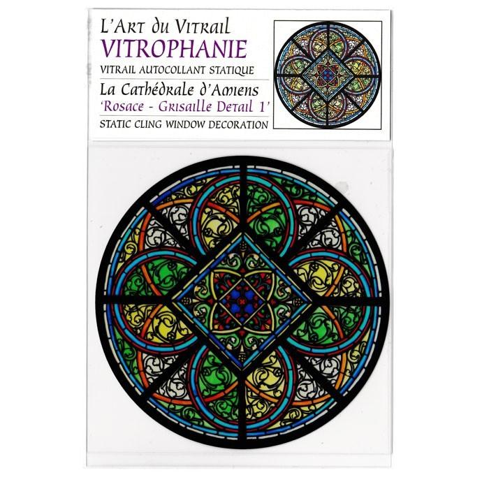 ステンドグラス シール アミアン大聖堂 教会 バラ窓 Wght Stgl 198 英国雑貨トゥーシェ 通販 Yahoo ショッピング