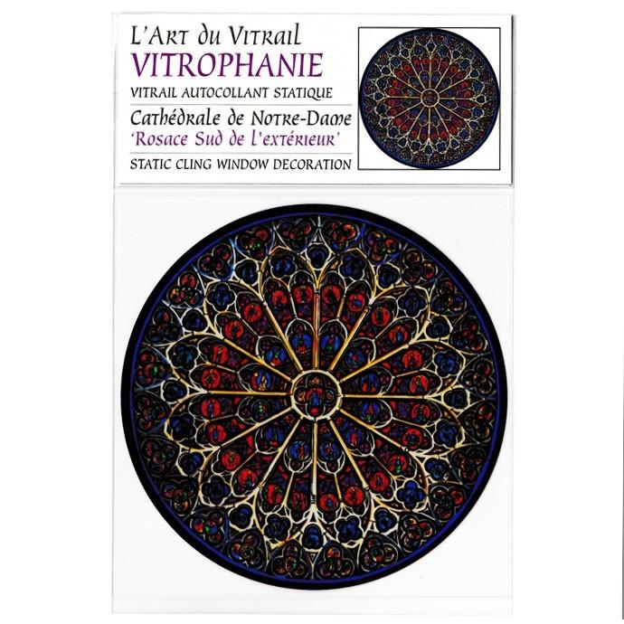 ステンドグラス シール ノートルダム大聖堂 南のバラ窓 教会 |  | 02