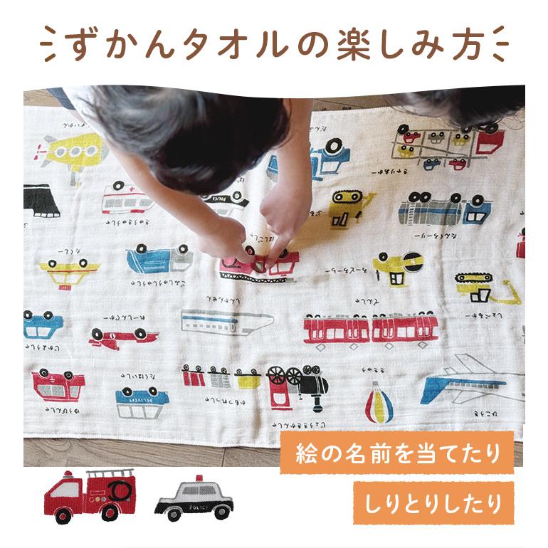 カーム ガーゼタオル ミニバスタオル ずかんタオル 日本製 : タオル