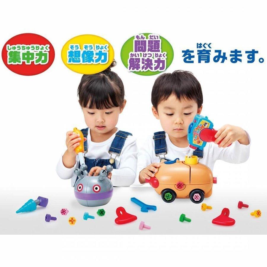 アンパンマン くみたてDIY ノーズパンチでたいけつだ！ねじねじアンパンマンごうとだだんだんDX 【宅配便】の画像