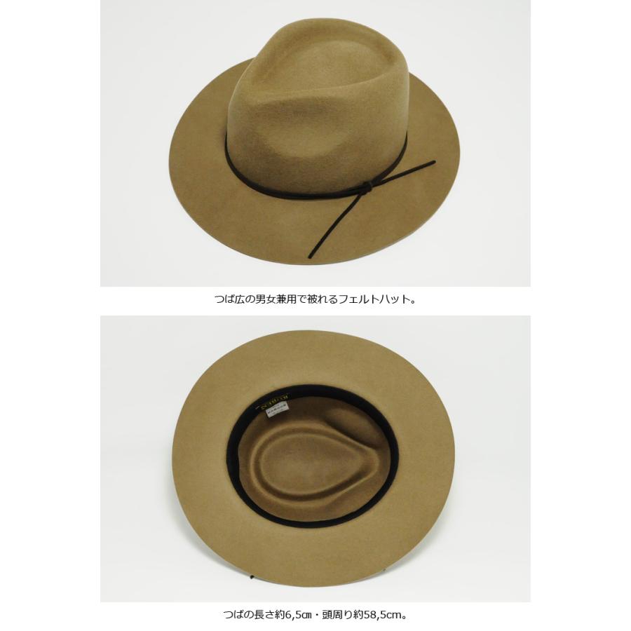Ruben 帽子 ハット つば広 フェルト ロングブリム メンズ Ruben 帽子 ハット つば広 フェルト ロングブリム メンズ