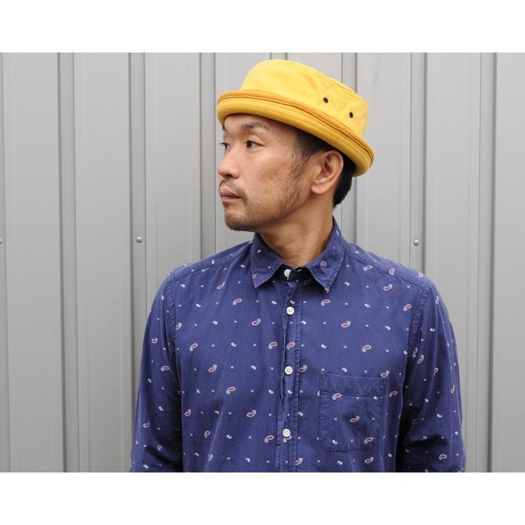 帽子 ポークパイハット メンズ レディース 春 夏 秋 冬 オールシーズン スエット コットン 綿 ブラック ネイビー カーキ グレー レッド マスタード Ruben