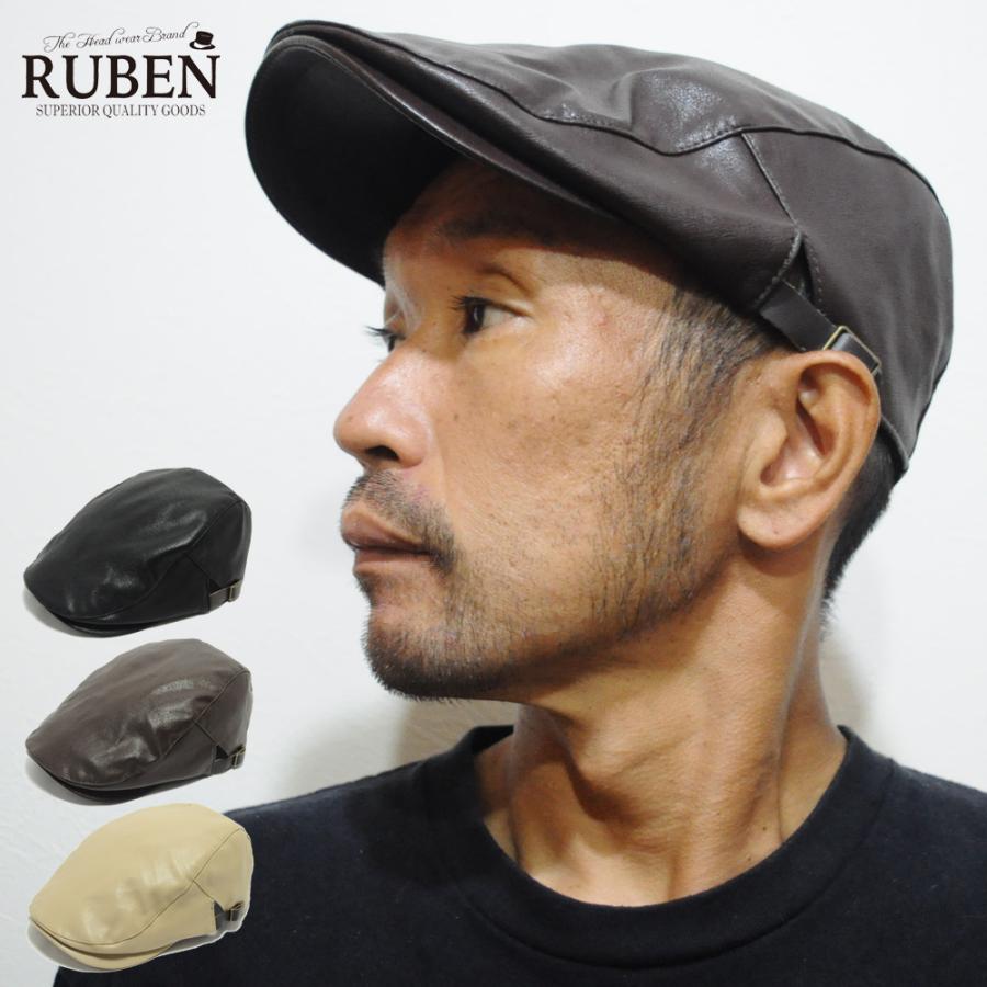 Ruben 帽子 ハンチング ハンチング帽 メンズ レディース フェイク