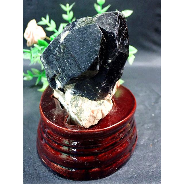 在庫処分」AAA級【魔除け】◇天然モリオン(黒水晶)&長生石共生 在庫処分」AAA級【魔除け】◇天然モリオン(黒水晶)&長生石共生