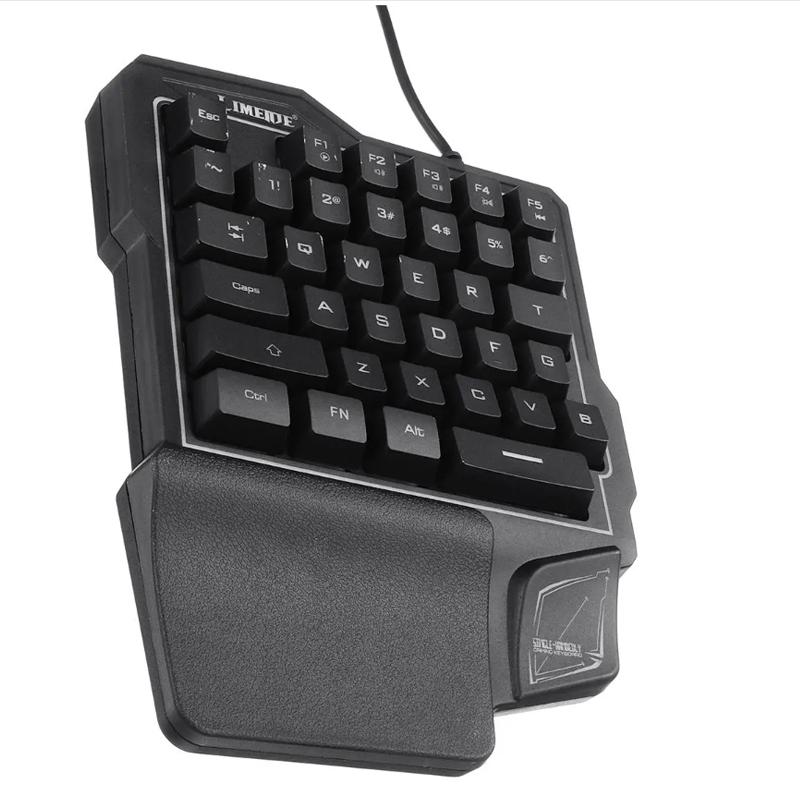 ゲーム2点セット 片手ゲーミングキーボード ゲーミングマウス windows