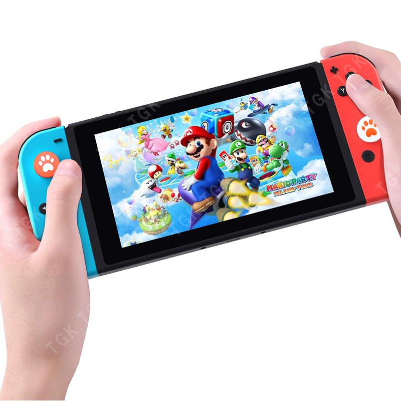 Nintendo Switch Lite グレー 肉球パッドカバー付き！！ Nintendo Switch 通常モデル 有機ELモデル Lite対応 アナログ