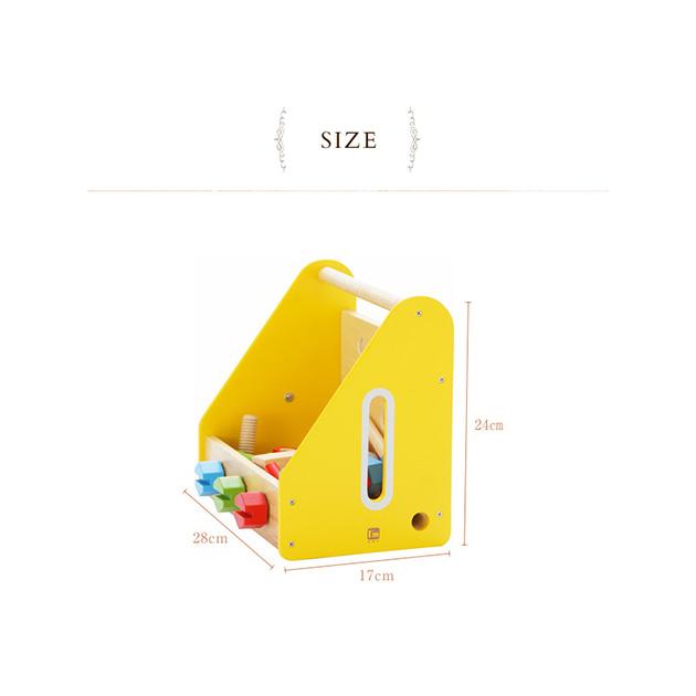 大工 おもちゃ 大工さん 知育玩具 2歳 3歳 4歳 I'm TOY  アイムトイ カーペンターボックス  【ラッピング対応】の画像