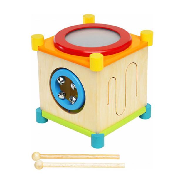 楽器 おもちゃ パーカッション 木のおもちゃ 打楽器 I'm TOY  アイムトイ メロディーキューブ