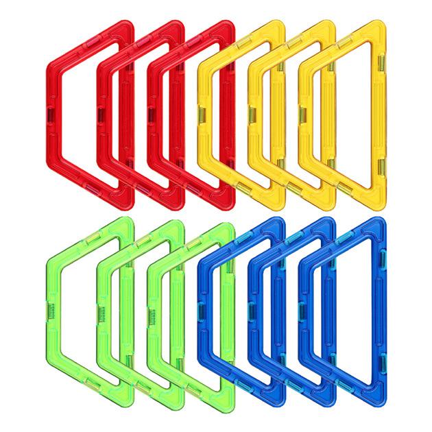 ブロック 知育玩具 マグフォーマー お誕生日 プレゼント ボーネルンド マグ フォーマー 台形12ピース 袋ラッピング対応 Bk オシャレな収納 こどもと暮らし 通販 Yahoo ショッピング