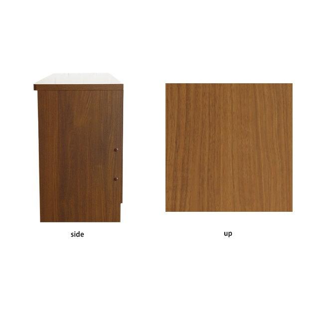 シンプル 学習デスク こどもと暮らしオリジナル Curio Life ロングデスク 引出し付き ウォルナット _rrf シンプル 学習デスク ウォルナット 5×7 兄弟