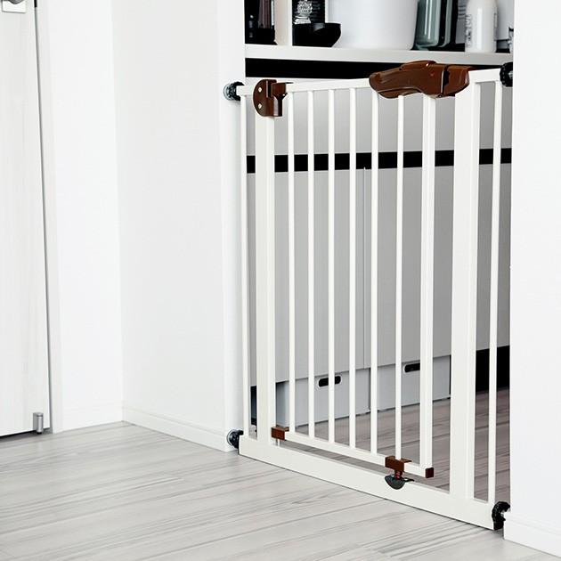 ベビーゲート 柵 赤ちゃん ベビー シンセーインターナショナル スチールゲート ホワイト Ka オシャレな収納 こどもと暮らし 通販 Yahoo ショッピング