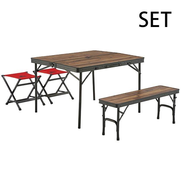 アウトドア 折りたたみ テーブルセット 90cm Logos ロゴス Tracksleeper ベンチ チェアテーブルセット4 Ka 806 オシャレな収納 こどもと暮らし 通販 Yahoo ショッピング