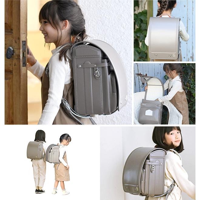 フィットちゃん 女の子 軽量 こどもと暮らし きなこ×こどもと暮らし ずっと ランドセル 全かぶせ　ミモザ グレージュ |  | 02