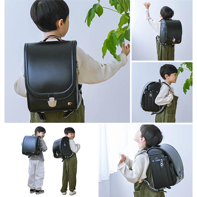 フィットちゃん 男の子 きなこ×こどもと暮らし ずっと　ランドセル　半かぶせ　つばめ ブラック |  | 05