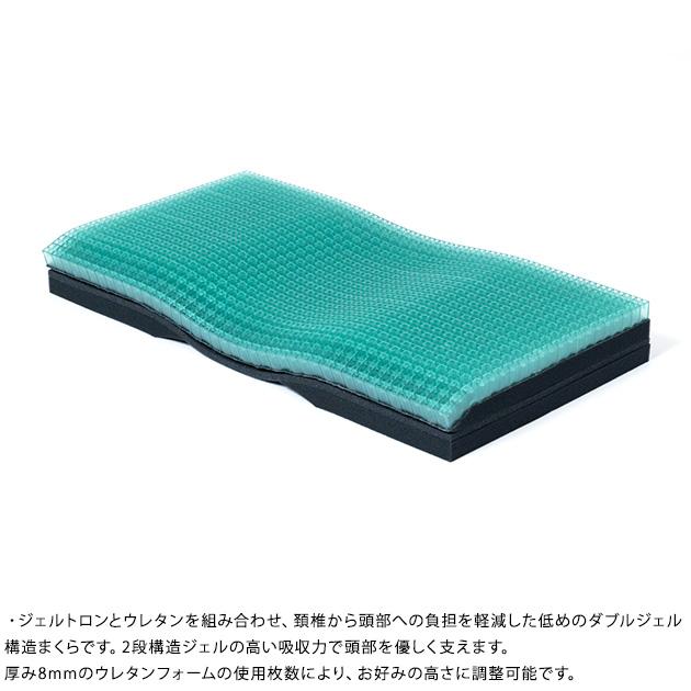 枕 まくら 肩こり 首こり ジェルトロンピロー スーパーLOW α_1