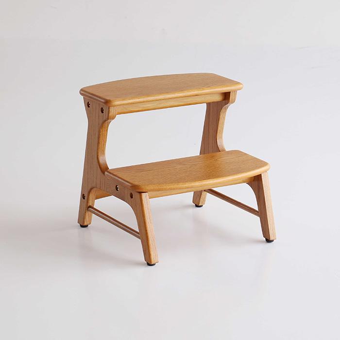 踏み台 子供用 おしゃれ シンプル 北欧 木製 Herit. ヘリット キッズステップ ナチュラルの画像