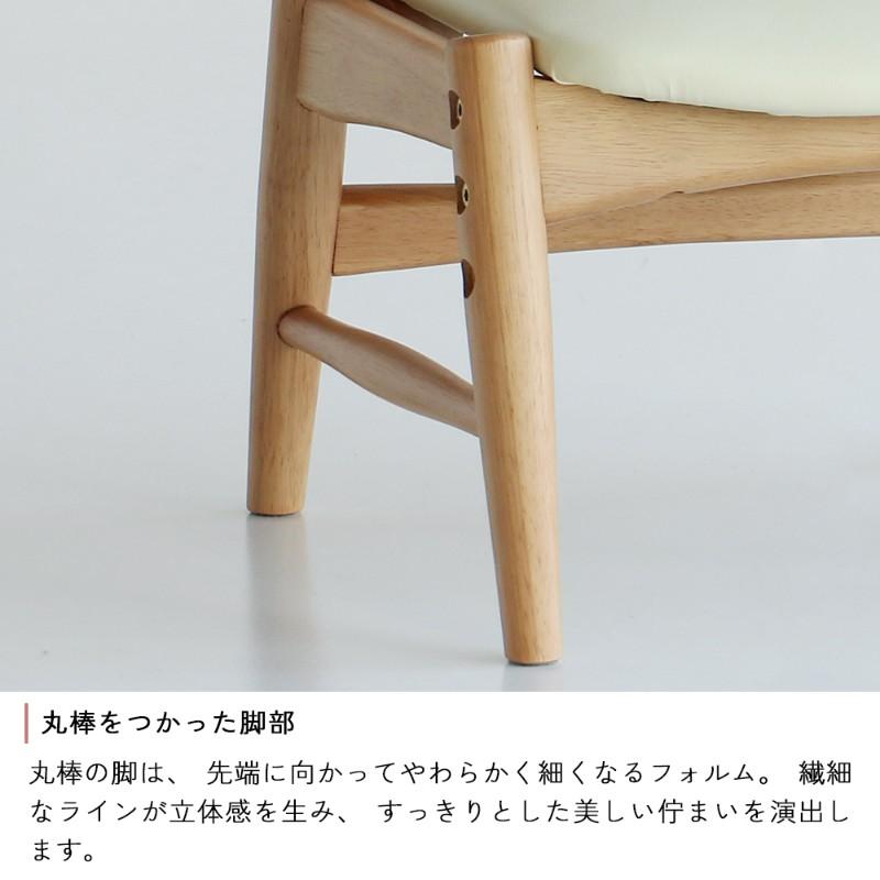 子供椅子 木製 高さ調節 軽量 天然木 nork note キッズチェア  ナチュラルの画像