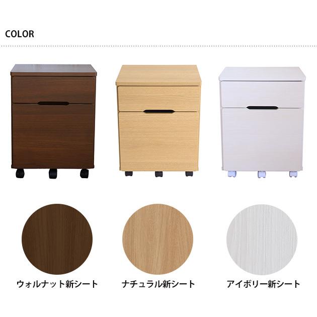 デスクワゴン キャスター付き 完成品 日本製 おしゃれ シンプル こどもと暮らしオリジナル Curio Life サイドチェスト 引き出し 収納_11