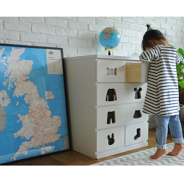 チェスト 4段 キッズ 子供 お片付けしたくなるチェスト 6杯